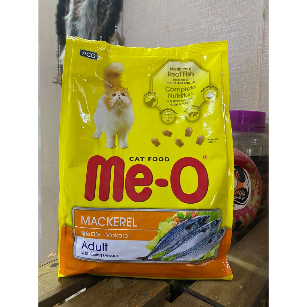 Me-O Adult thức ăn cho mèo trưởng thành túi 350g và 1.2 kg, ocen fish 1.1 kg
