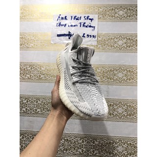 Giày thể thao yeezy 350 static trắng xám
