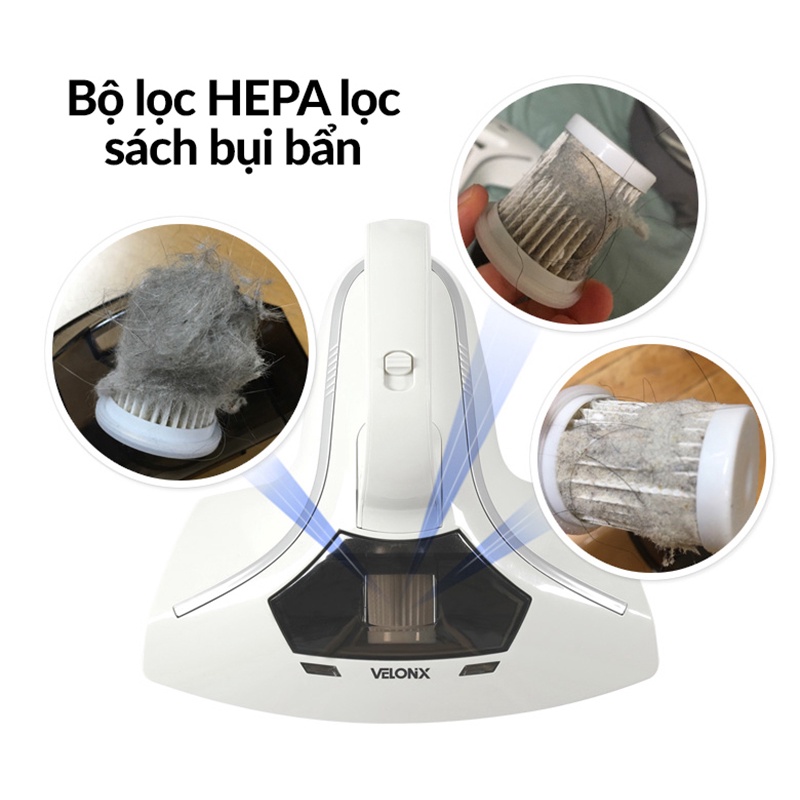 Máy hút bụi chăn nệm Velonix SHVC-017WH (Màu trắng) - Hàng nội địa Hàn -  Mới 100% - Bảo hành 12 tháng | Shopee Việt Nam