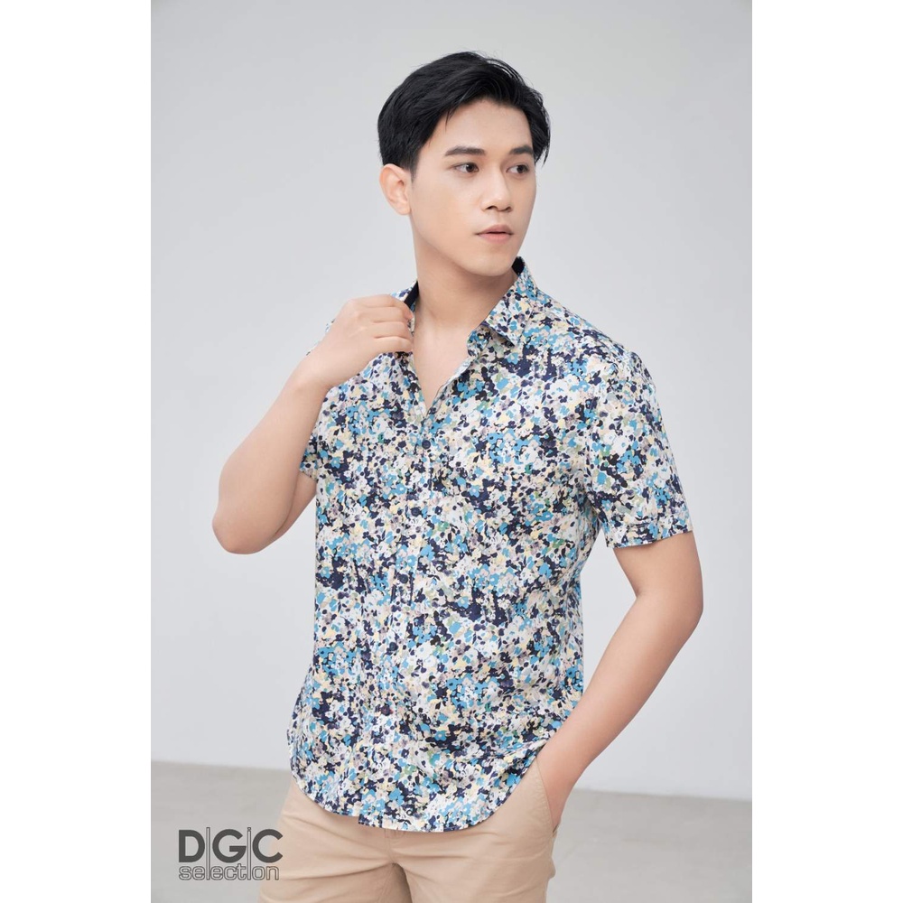 Áo sơ mi Nam ngắn tay Slim Fit DGCs - SASNCB21M-S