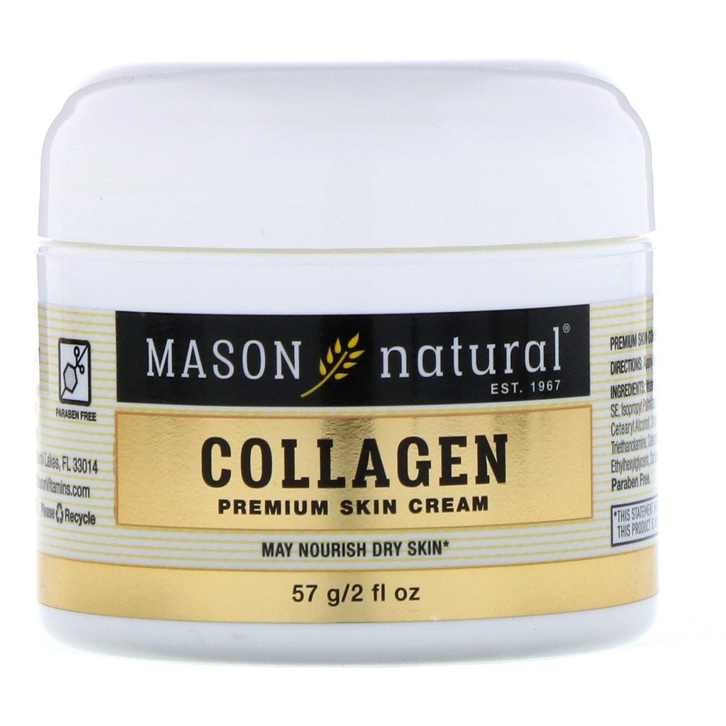 [Mẫu mới - đủ bill] Kem Dưỡng Da Collagen Mason Natural 57g của Mỹ