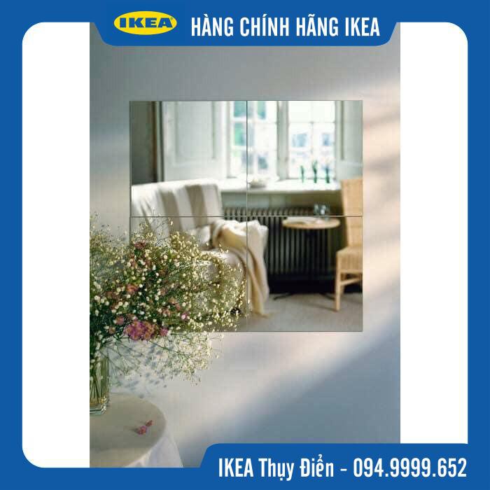BỘ 4 GƯƠNG DÁN TƯỜNG LOTS IKEA