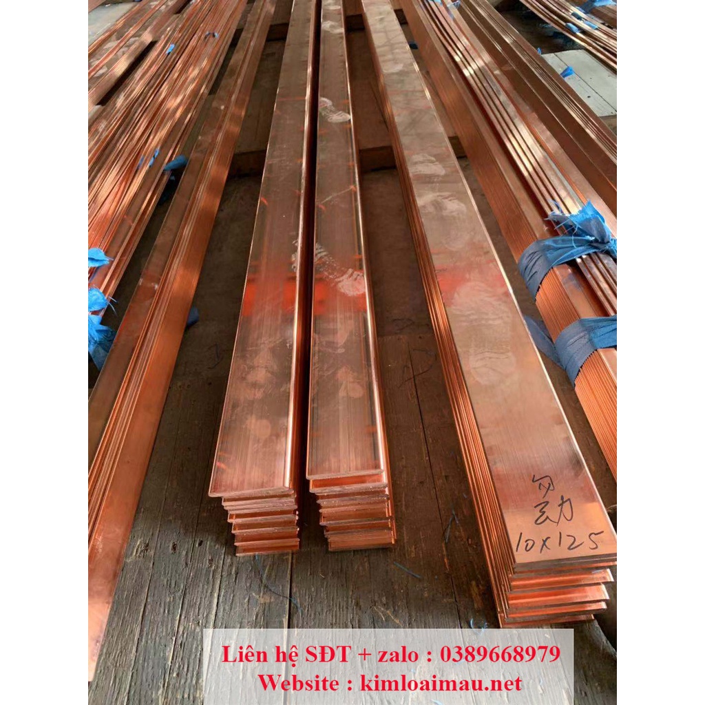 Đồng thanh cái 30x3 dài 1m