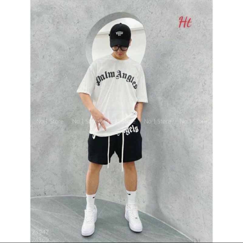 Set bộ áo thun kèm quần palm PM