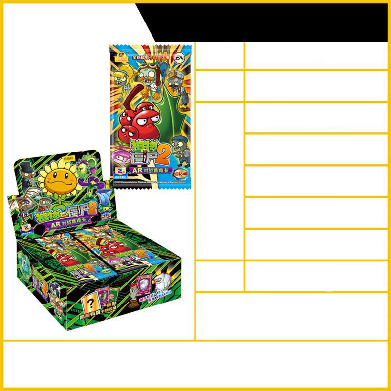 Set ảnh thẻ PLANTS VS ZOMBIES card ảnh in hình game anime