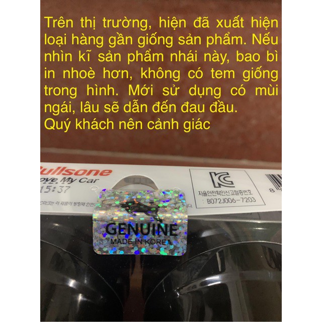 Nước hoa xe hơi hương cà phê dạng sáp Bulsone chính hãng