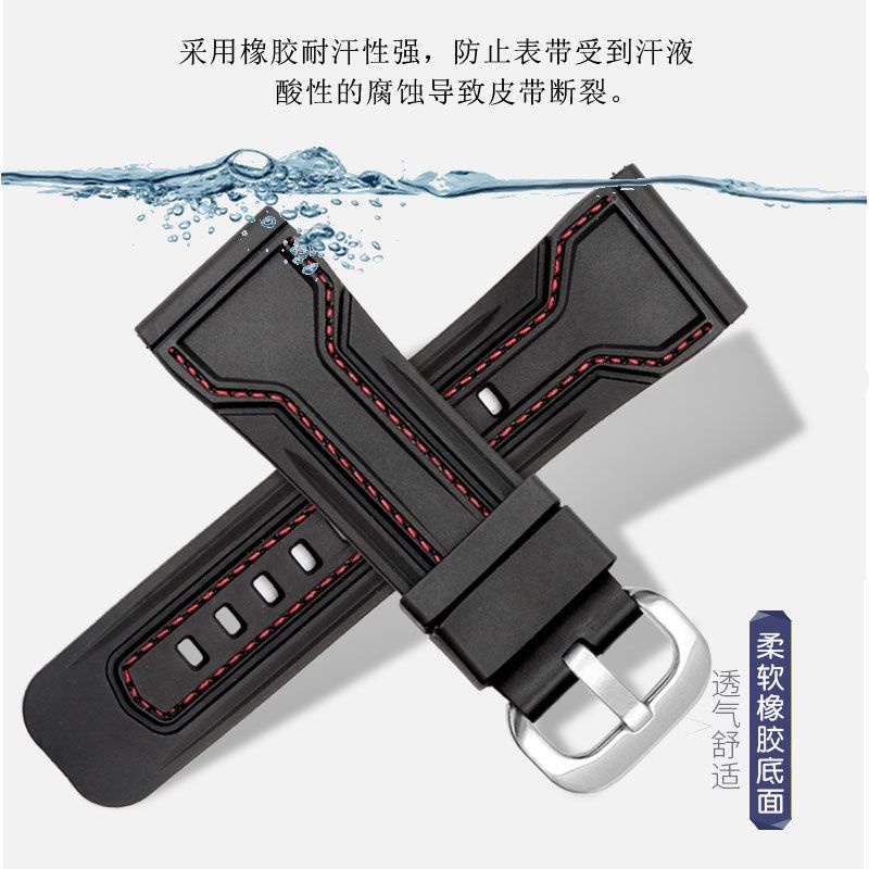 Dây Đeo Cao Su 28mm Cho Đồng Hồ Seven Agelocker