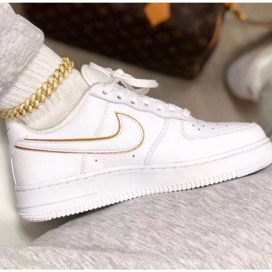 🐉🐉🐉FREE SHIP🐉🐉🐉 [More&More] Giày thể thao AF1 custom Gold white 07 chất lượng nguyên bản | BigBuy360 - bigbuy360.vn