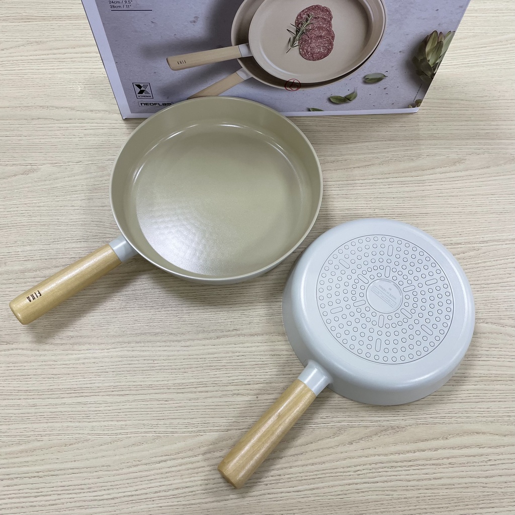 Bộ nồi 5 món Neoflam Fika IH có tách lẻ, bộ nồi chảo bếp từ nhiều kích thước - Hàng nội địa Hàn Quốc