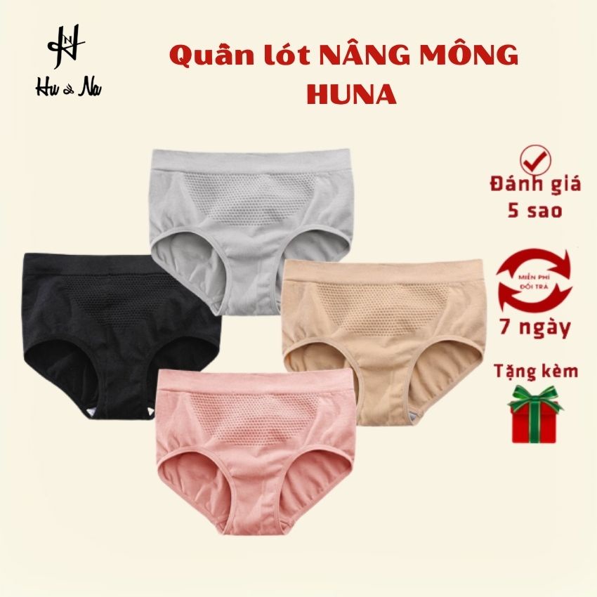 Quần lót nữ nâng mông HUNA thông hơi NÂNG DÁNG MÔNG trẻ trung gợi cảm-NH06
