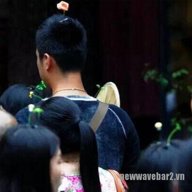 Bộ 2 Kẹp Tóc Đính Hạt Dễ Thương Cho Bé