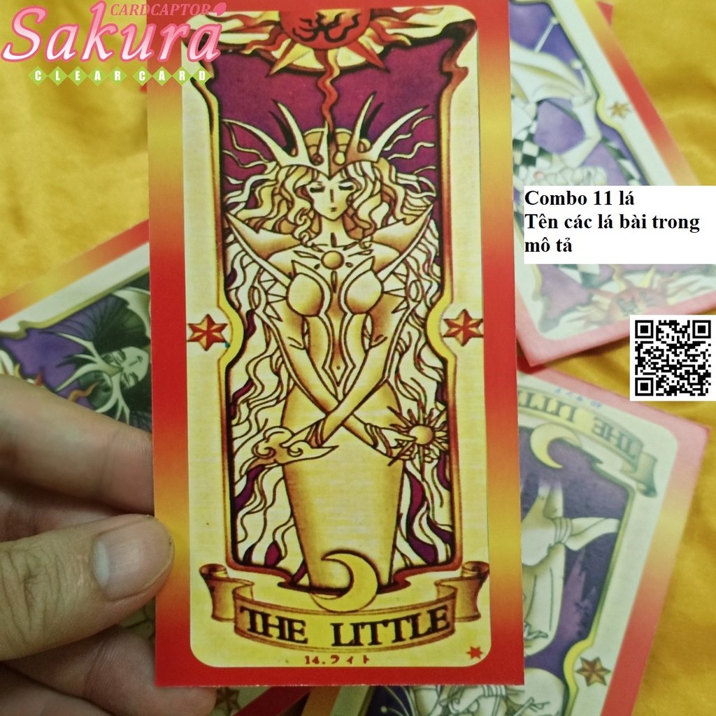 11 Thẻ bài Sakura Clow tỉ lệ thực với trong Phim loại to Cardcaptor Clear Card thẻ bài thủ lĩnh 1459