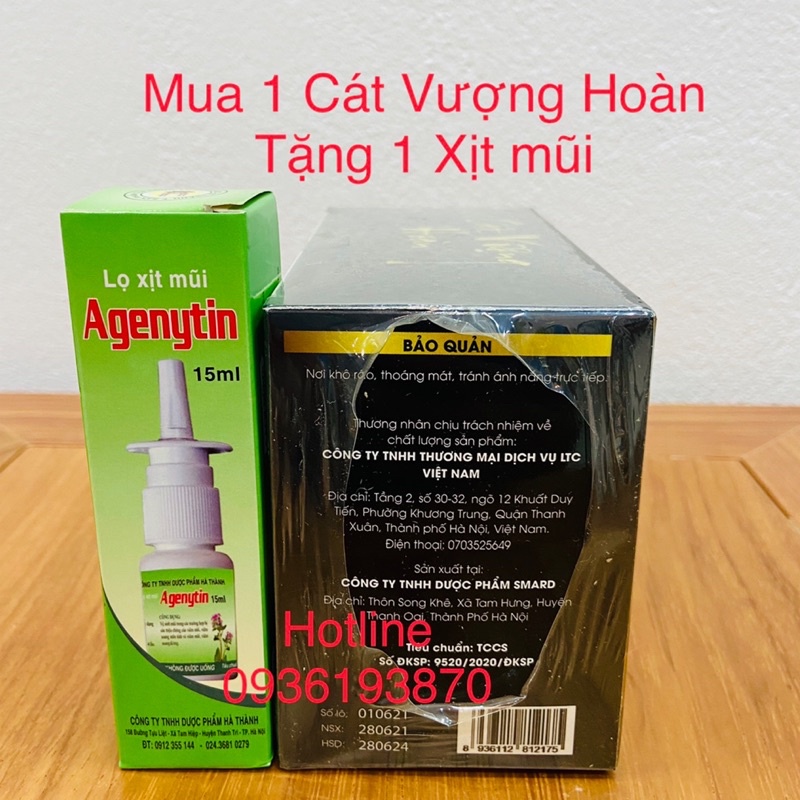 ✅ CÁT VƯỢNG HOÀN  [CHÍNH HÃNG] ❤️ CÁT VƯỢNG HOÀN HỖ TRỢ VIÊM MŨI XOANG