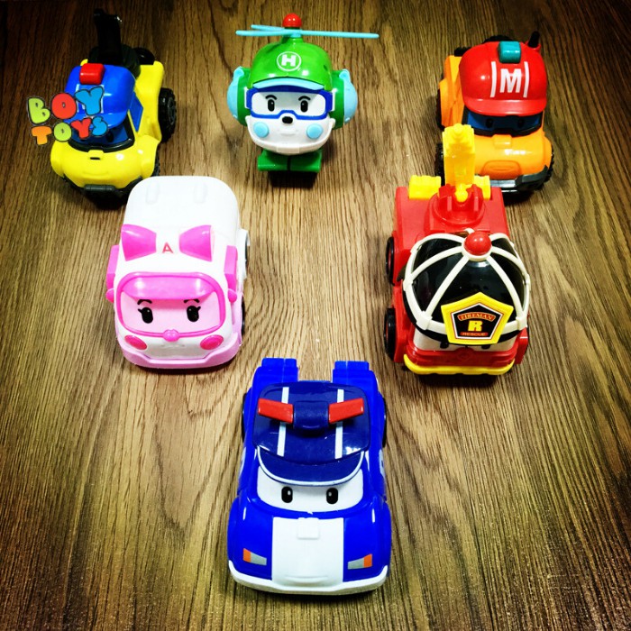 Đồ chơi biến hình biệt đội Robocar Poli 2 trong 1 cho bé thỏa sức sáng tạo