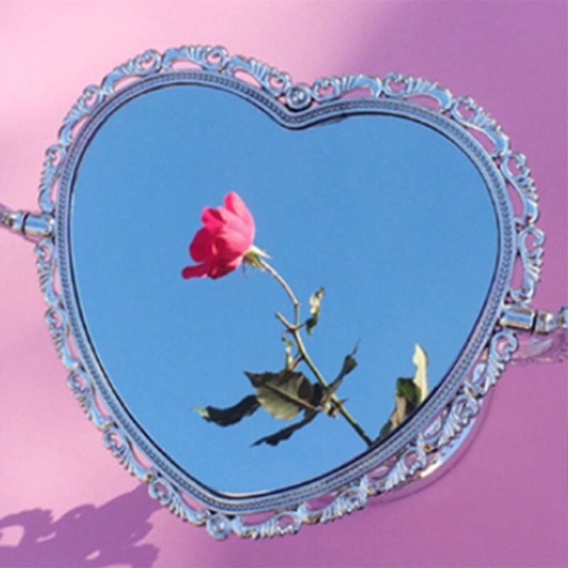 Flgo Vòng cổ Mặt Ổ Khóa Trái Tim Màu Cầu Vồng Cho Mẹ Và Bé Gái