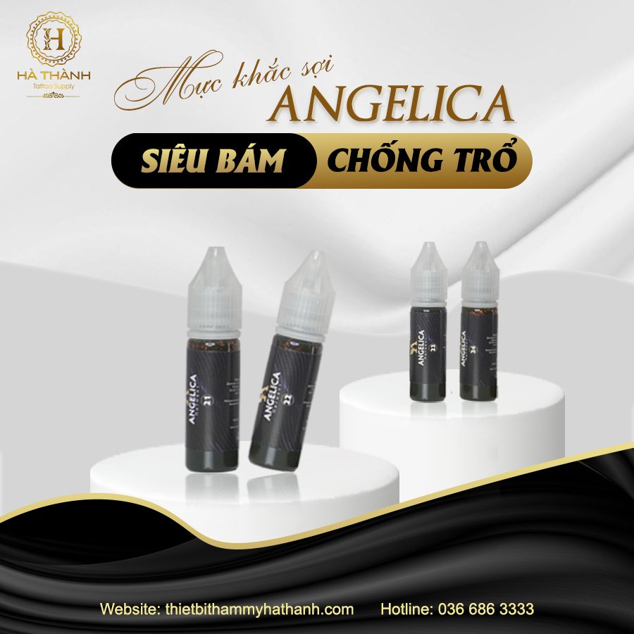MỰC KHẮC SỢI ANGELICA SIÊU ĐẬM, SIÊU BÁM CHÍNH HÃNG HÀ THÀNH - SỐ 4 NGÕ 14 HỒ ĐẮC DI