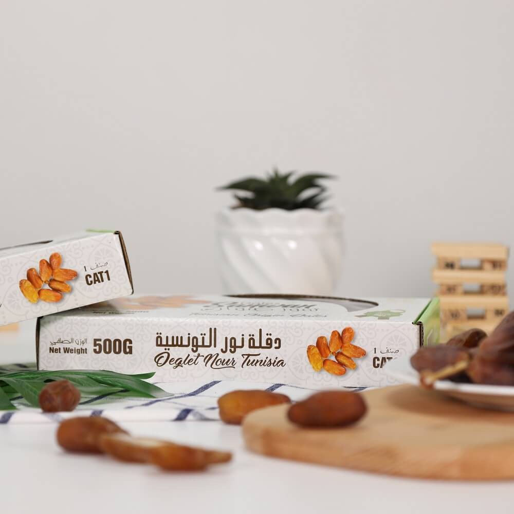 Chà Là Nguyên Cành Sấy Dẻo Dates Sanwan Tunisia 500gr