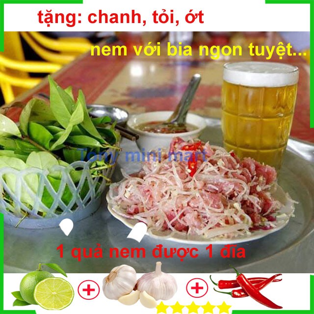 [Đặc sản] Nem chua Hải Phòng, nem chua An Thọ, nem quán bia, nem chua biếu tặng, Tony Mini Mart Hải 