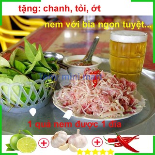 [Đặc sản] Nem chua Hải Phòng, nem chua An Thọ, nem quán bia, nem chua biếu tặng, Tony Mini Mart Hải Phòng