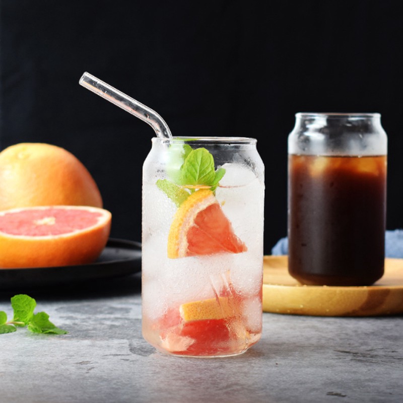 Ly uống nước SWEEJAR bằng thủy tinh phong cách đơn giản 400ml