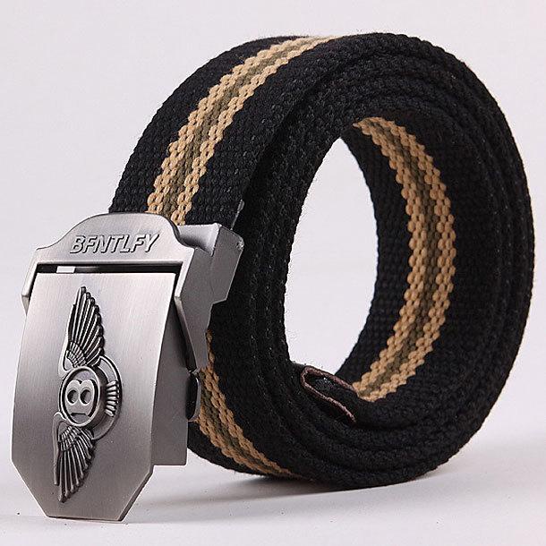 Thắt Lưng Nam Vải Cavas , Phong Cách Hiện Đại, Năng Động Chiều Dài 120cm, Đầu Khóa Hợp Kim Thép Không Ghỉ