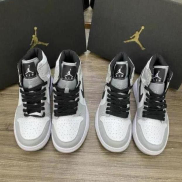 Giày thể thao Jodan 1 xám đen cao cổ