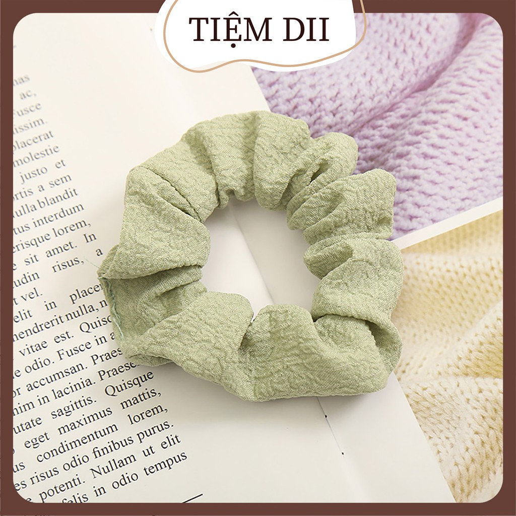 Dây Buộc Tóc Style Hàn Quốc Dây Buộc Tóc VinTage Cột Tóc scrunchies Cute Nhiều Màu