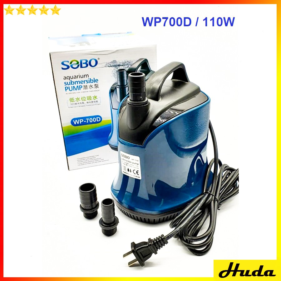 Bơm 110w Hút Cặn Bể Cá Bơm Chìm Hút Đáy 360 Độ SOBO