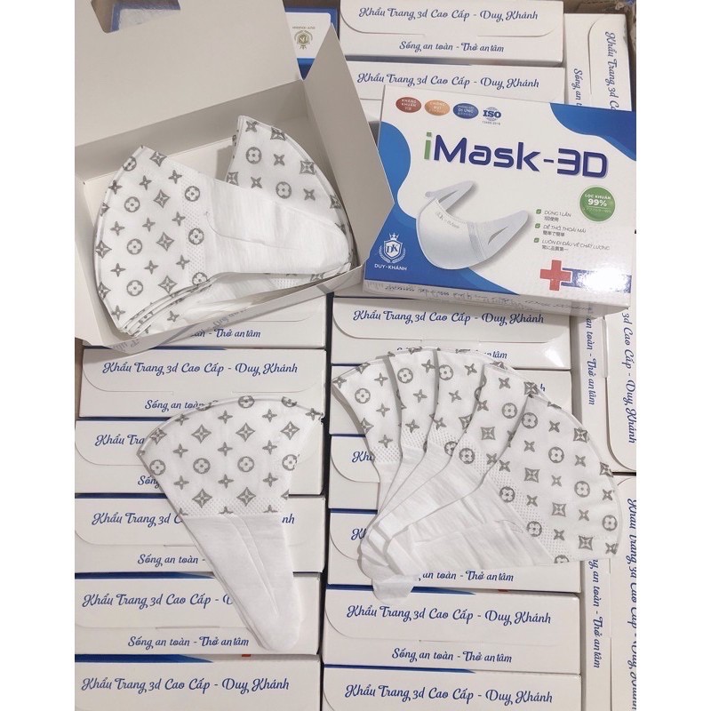 [Mã SKAMCLU7 giảm 10% tối đa 50K đơn 0Đ] KHẨU TRANG 3D THƯƠNG HIỆU 1 hộp 50c | BigBuy360 - bigbuy360.vn