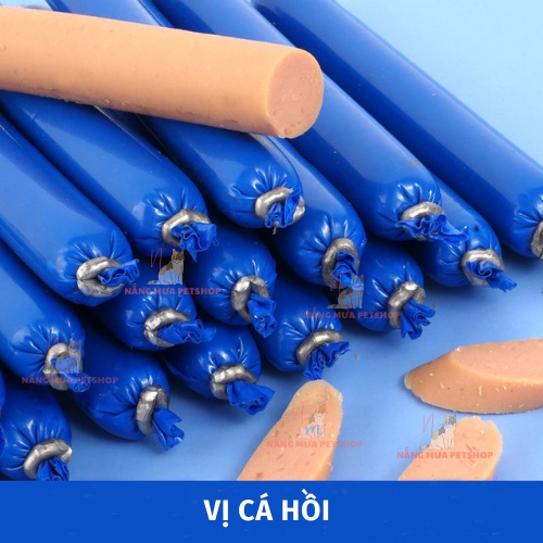 Xúc xích cho chó mèo, Combo 60 cây xúc xích cho chó mèo, snack cho chó mèo