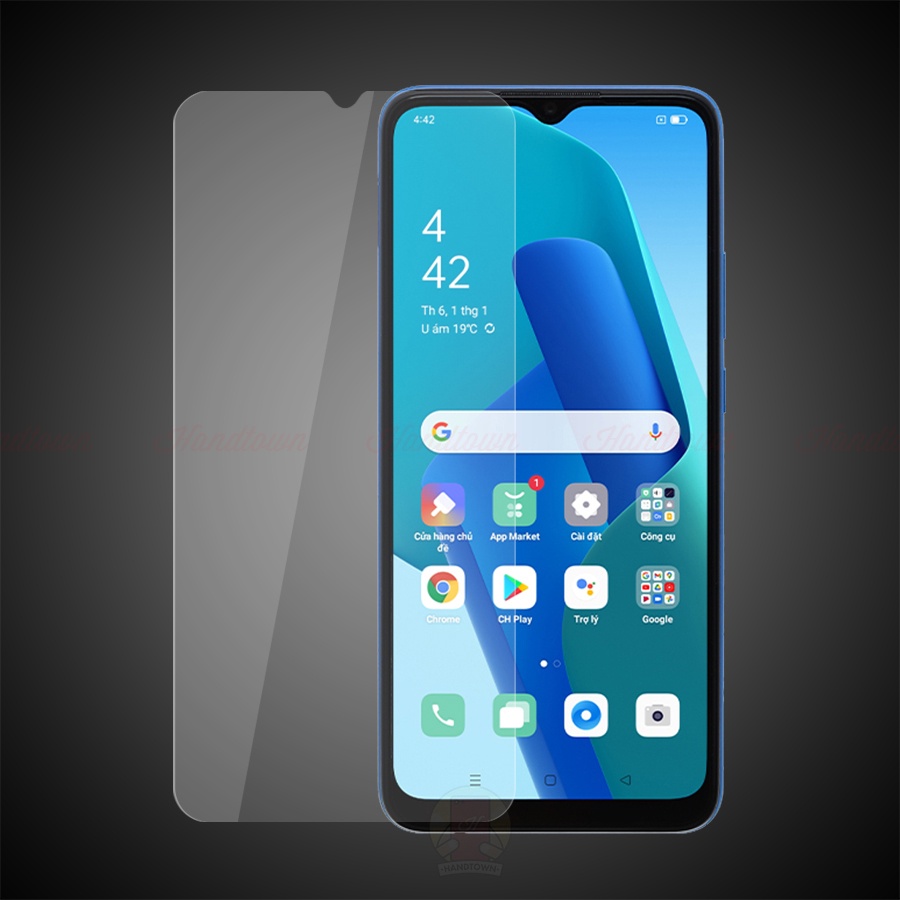 Kính Cường Lực Oppo A16K 2.5D Trong Suốt Không Full Màn Chống Nước Chống Xước Bảo Vệ Màn Hình Handtown