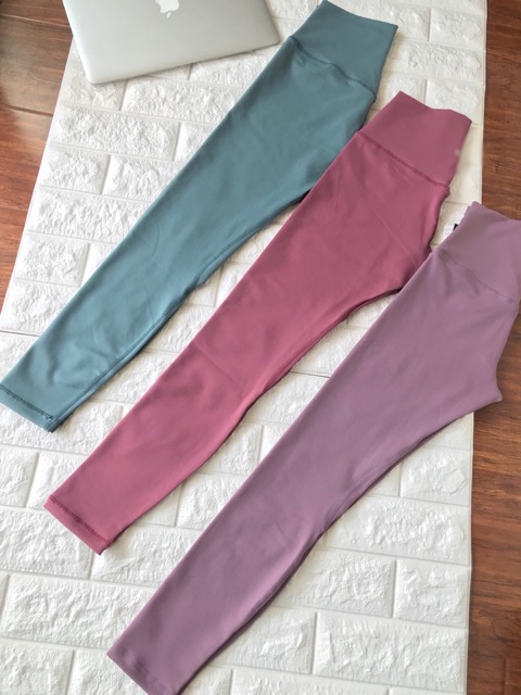 LULULEMON - Set Tập Yoga màu Tím Nhạt Cao Cấp