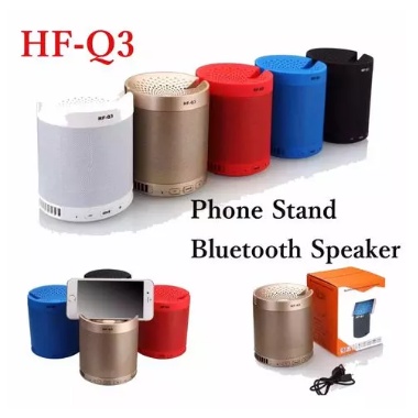Loa bluetooth HF Q3 hàng loại 1 (AAA) siêu hay, loa kiêm giá đỡ điện thoại