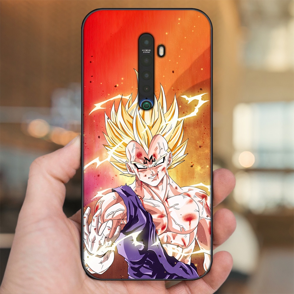 Ốp lưng Oppo Reno 2 viền đen in hình Vegeta Dragon Ball