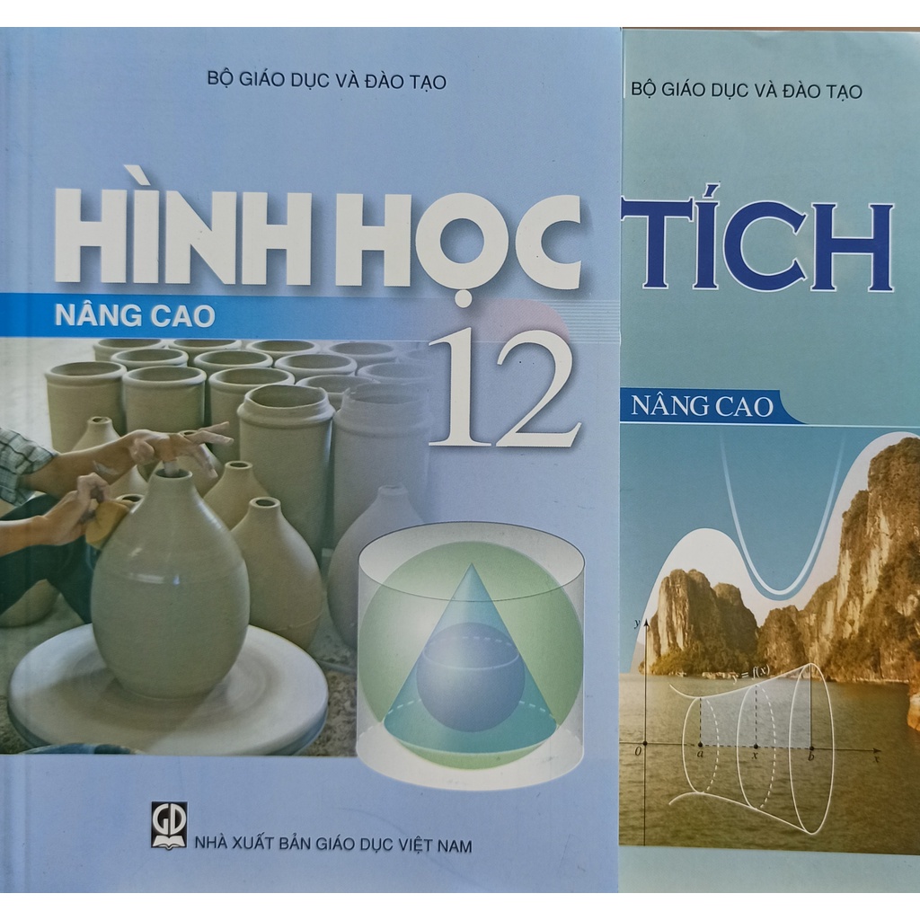 Sách - Combo Giải Tích+Hình Học lớp 12 nâng cao