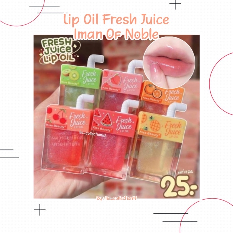 KISS BEAUTY Dầu dưỡng môi hương nước hoa tươi tắn