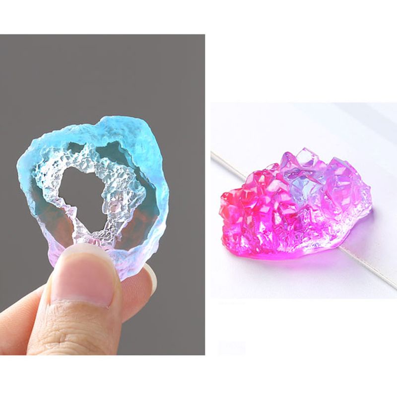 Khuôn Đá Thạch Anh Tự Nhiên Bằng Silicone Dùng Làm Trang Sức Diy