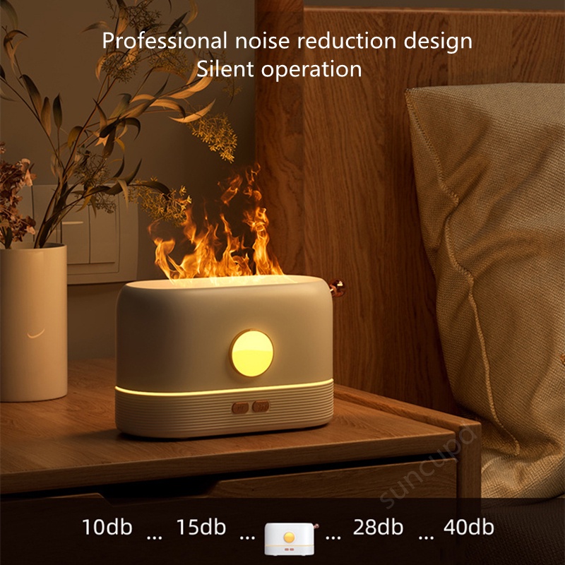 Máy Tạo Độ Ẩm Không Khí Khuếch Tán Tinh Dầu Tạo Mùi Hương 3D