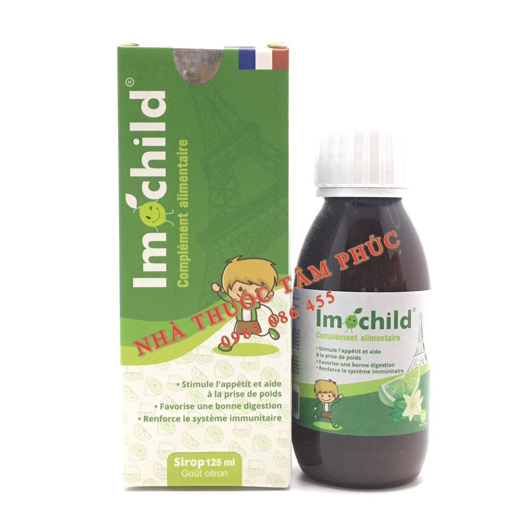 Siro IMOCHILD - Bổ sung các Vitamin, khoáng chất và acid amin, giúp trẻ ăn ngon miệng. Tăng cường sức đề kháng