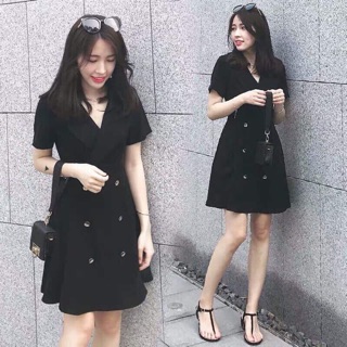 Váy cổ V cho chị em