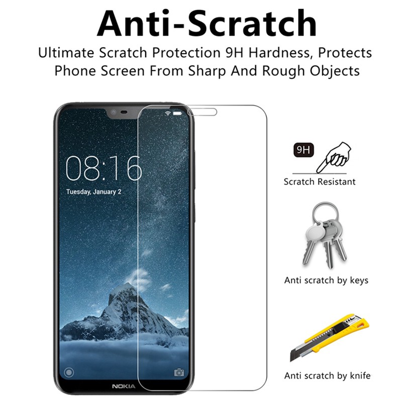 Nokia Lumia 430 520 530 532 535 540 550 625 kính cường lực Tempered Glass Screen Protector Film