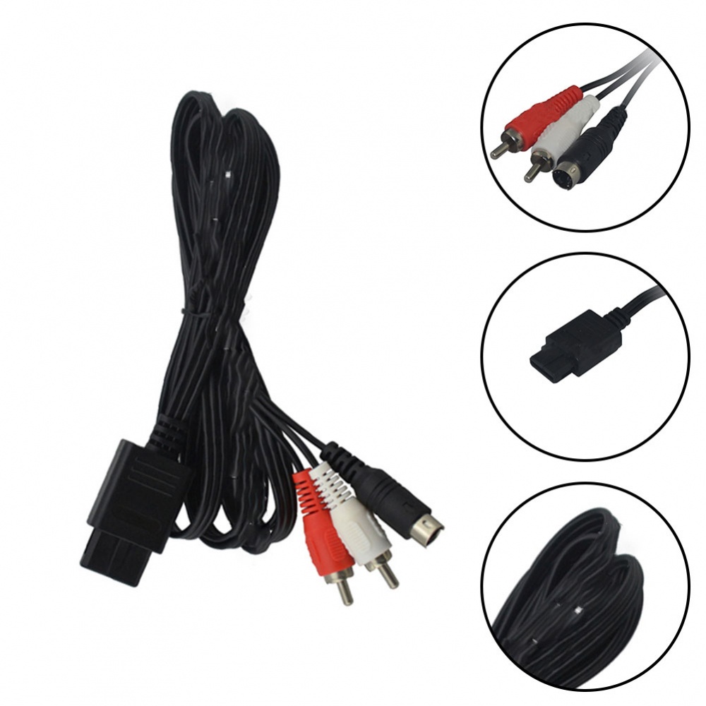Dụng Cụ Cáp Kết Nối N64 S Video SNES SVHS Chất Lượng Cao