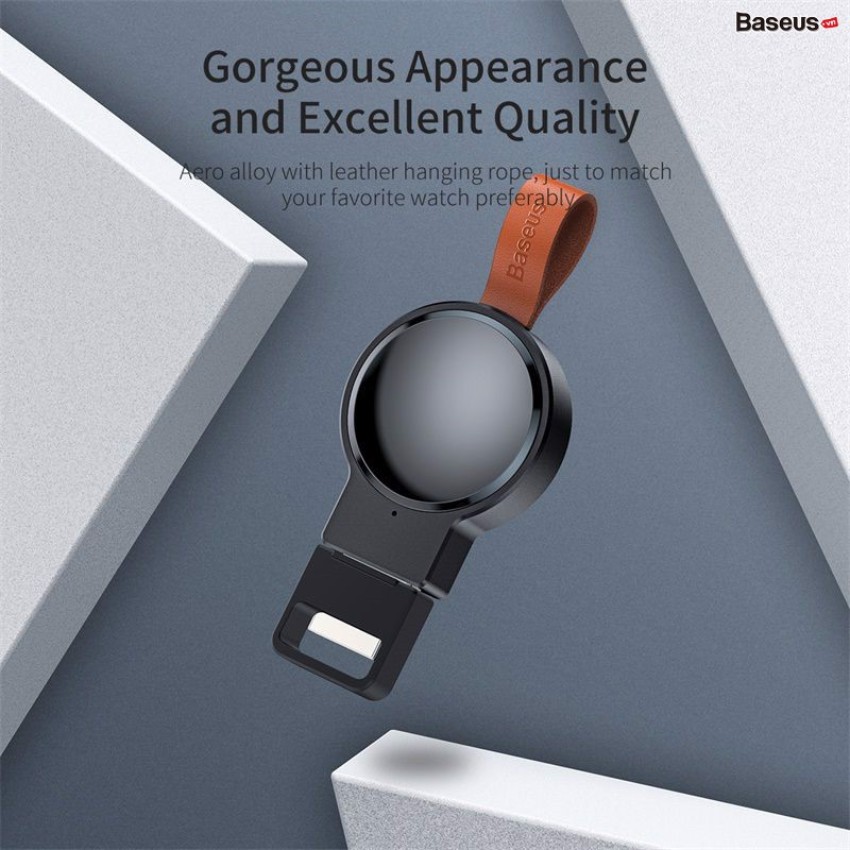 Sạc không dây Baseus cho Apple Watch thiết kế USB 2.5W QC QI Wireless Charger For i Watch 4 3 2 1