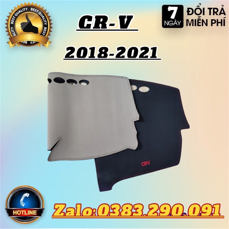 Thảm taplo CRV 2018-2022 ( Da carbon cao cấp)