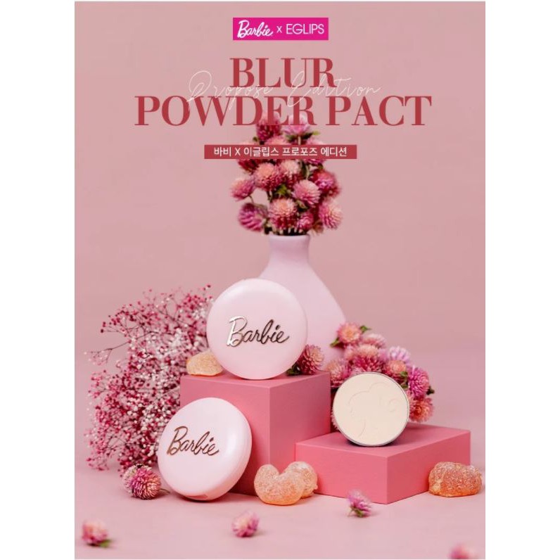 Phấn Phủ Dạng Nén Eglips Blur Powder Pact 9g [EGLIPS X BARBIE] | BigBuy360 - bigbuy360.vn