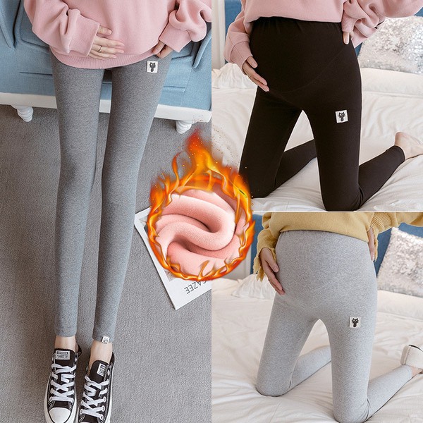 Quần bầu LEGGING lót lông siêu ấm đủ size từ 40-70 kg có đỡ bụng và chun chỉnh
