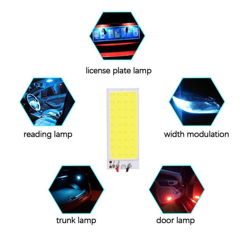 Bóng Đèn LED T10 COB W5W LED T10 C5W BA9S H21W DC 12V Chuyên Dụng Cho Xe Hơi