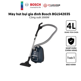 Máy hút bụi có dây bosch bgls42035, 2000w, 10a, 10m, túi chứa bụi 4 lít