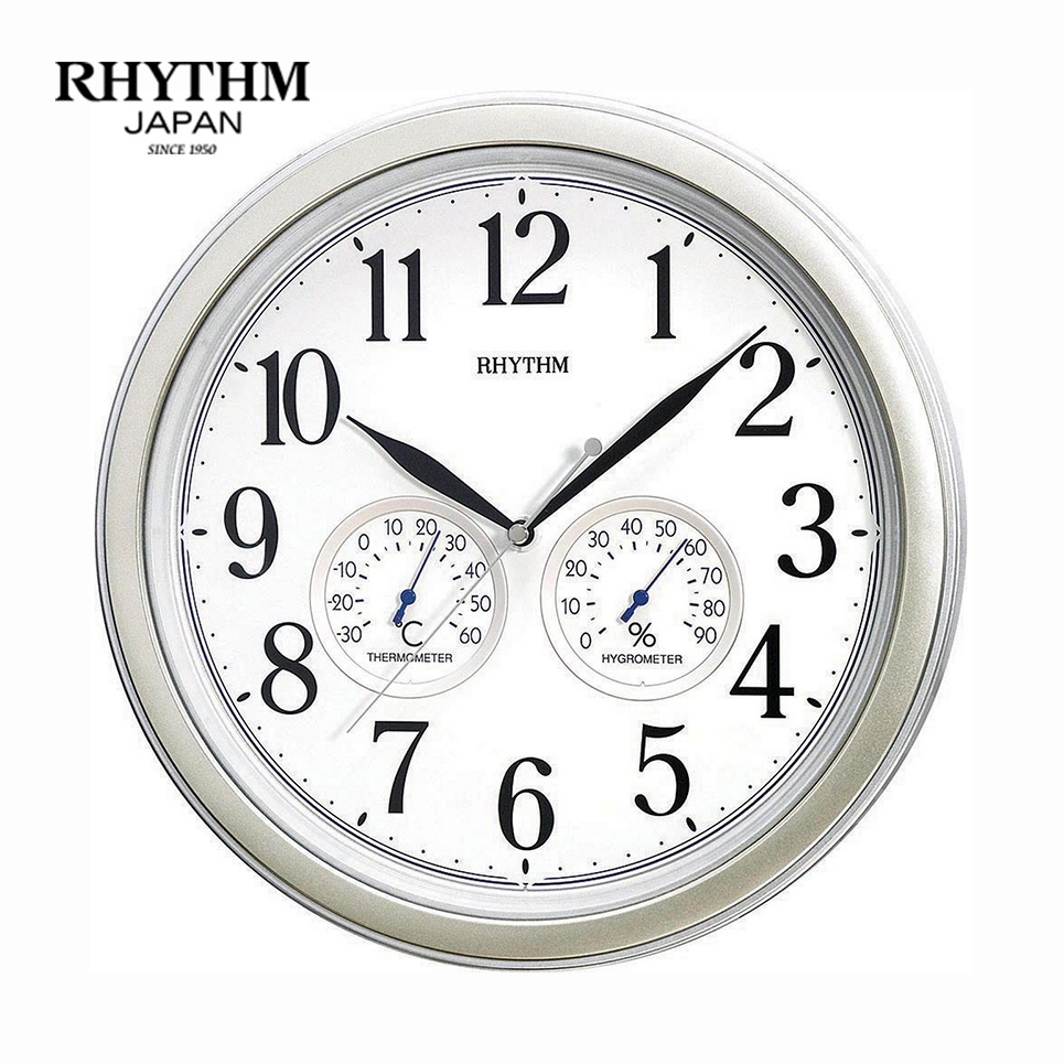 Đồng hồ treo tường Nhật Bản Rhythm 8MGA26WR19 Kt 33.0 x 4.7cm, 760g Vỏ nhựa, Dùng PIN