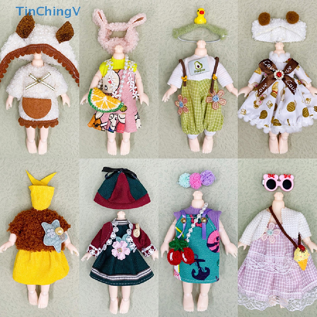 Bộ Đồng Phục Thời Trang Dành Cho Búp Bê 16-17cm Ob11 1 / 8 Bjd